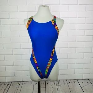 Christina Vintage Royal Blue One Piece - 7